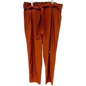 Athlete Paperbag Waist Tie Pants Size 12 High Rise Tapered ♥️